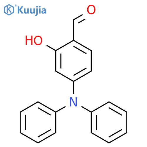 Benzaldehyde, 4-(diphenylamino)-2-hydroxy- structure