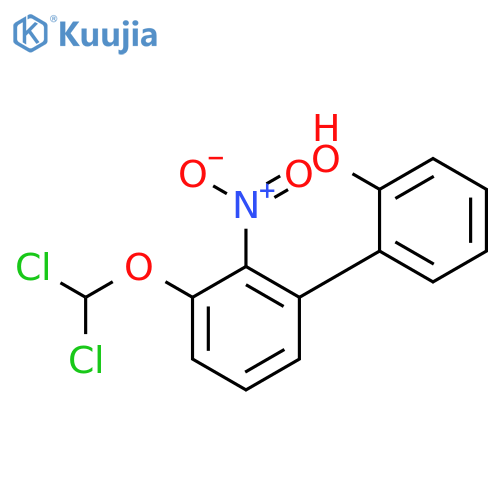 [1,1'-Biphenyl]ol, dichloromethoxynitro- structure