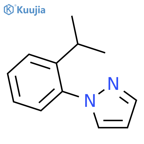 1H-PYRAZOLE, 1-[2-(1-METHYLETHYL)PHENYL]- structure