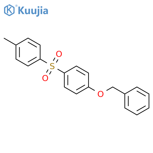 BENZENE, 1-[(4-METHYLPHENYL)SULFONYL]-4-(PHENYLMETHOXY)- structure