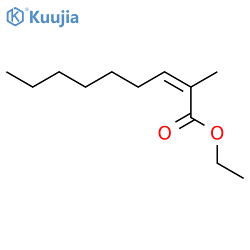 2-NONENOIC ACID, 2-METHYL-, ETHYL ESTER, (Z)- structure