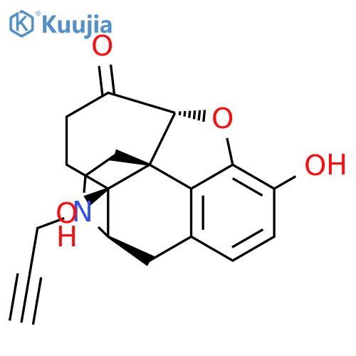 Morphinan-6-one,4,5-epoxy-3,14-dihydroxy-17-(2-propynyl)-, (5a)- structure