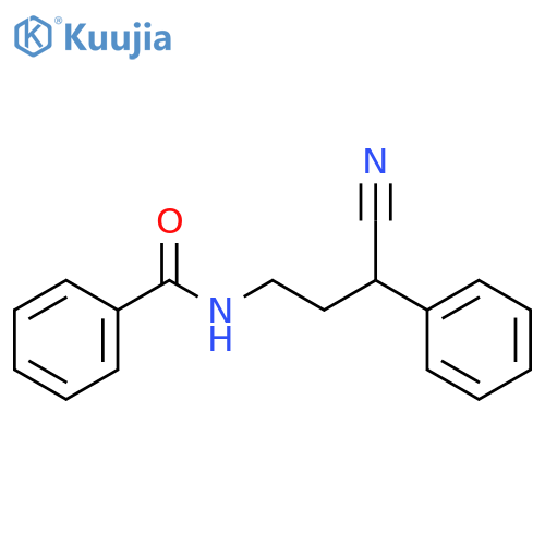 BENZAMIDE, N-(3-CYANO-3-PHENYLPROPYL)- structure