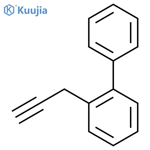 1-phenyl-2-(prop-2-yn-1-yl)benzene structure