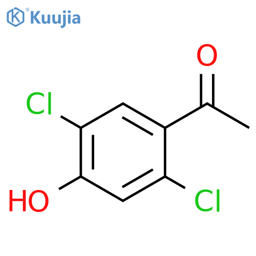 1-(2,5-dichloro-4-hydroxyphenyl)ethan-1-one structure