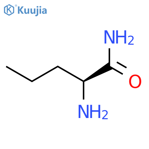 (2S)-2-aminopentanamide structure
