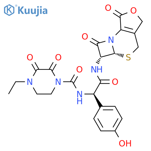 Des-(N-methyl-5-tetrazolethiolyl)furolactone Cefoperazone structure