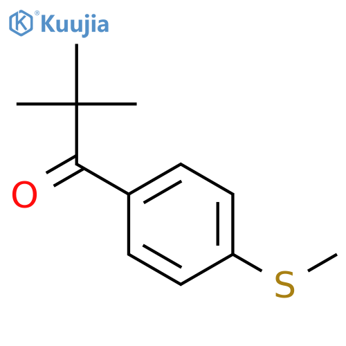 2,2-dimethyl-1-(4-methylsulfanylphenyl)propan-1-one structure