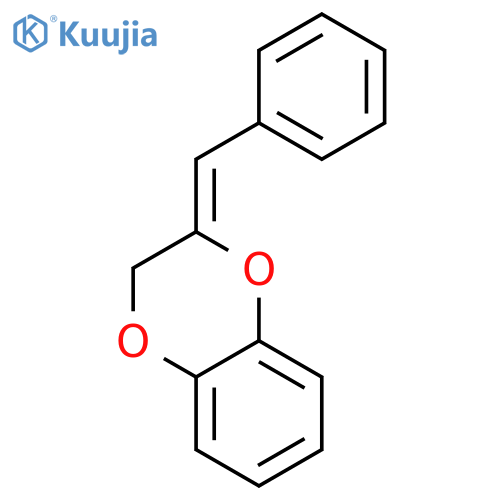 1,4-BENZODIOXIN, 2,3-DIHYDRO-2-(PHENYLMETHYLENE)-, (2Z)- structure