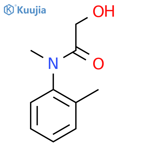 Acetamide, 2-hydroxy-N-methyl-N-(2-methylphenyl)- structure