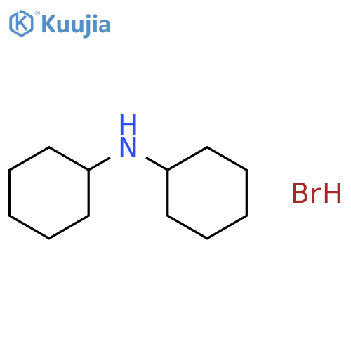 CYCLOHEXANAMINE, N-CYCLOHEXYL-, HYDROBROMIDE structure