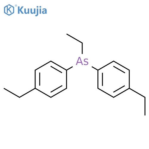 ARSINE, ETHYLBIS(4-ETHYLPHENYL)- structure