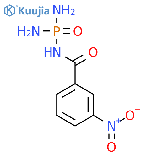 BENZAMIDE, N-(DIAMINOPHOSPHINYL)-3-NITRO- structure