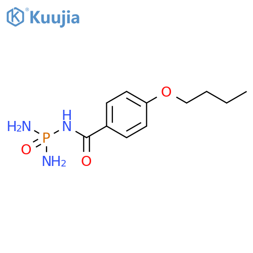 BENZAMIDE, 4-BUTOXY-N-(DIAMINOPHOSPHINYL)- structure