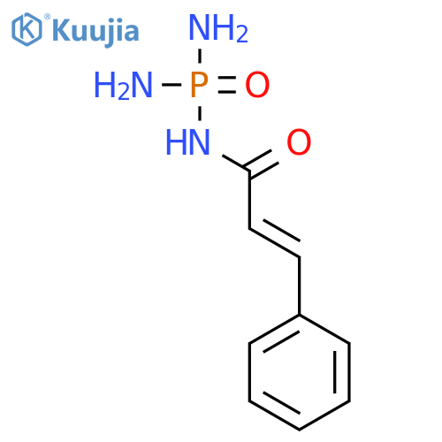 2-Propenamide, N-(diaminophosphinyl)-3-phenyl- structure