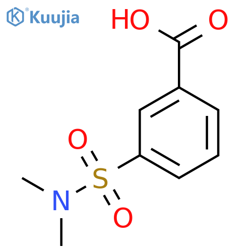3-Dimethylsulfamoylbenzoic acid structure