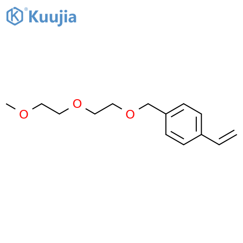 1-((2-(2-Methoxyethoxy)ethoxy)Methyl)-4-vinylbenzene structure