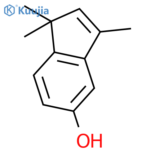 1H-Inden-5-ol, 1,1,3-trimethyl- structure