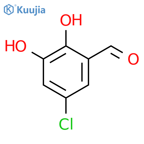 5-chloro-2,3-dihydroxyBenzaldehyde structure