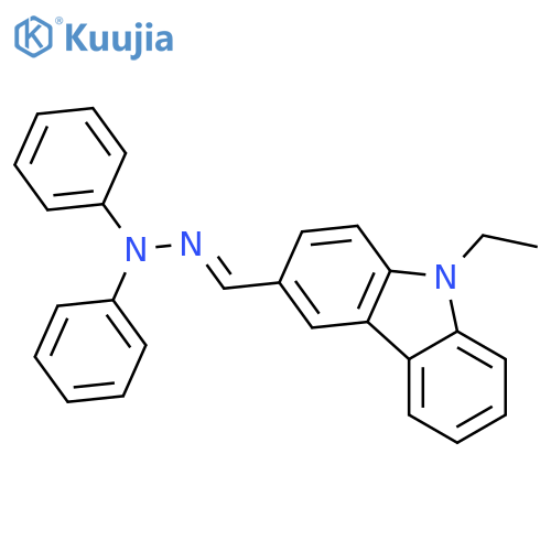 9-Ethylcarbazole-3-carboxaldehyde Diphenylhydrazone structure