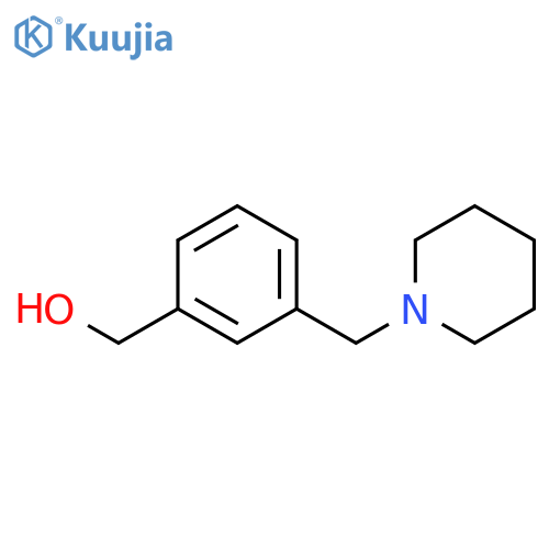 {3-(Piperidin-1-yl)methylphenyl}methanol structure