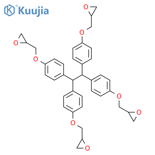Oxirane,2,2',2'',2'''-[1,2-ethanediylidenetetrakis(4,1-phenyleneoxymethylene)]tetrakis- structure