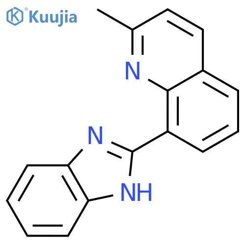 Quinoline, 8-(1H-benzimidazol-2-yl)-2-methyl- structure