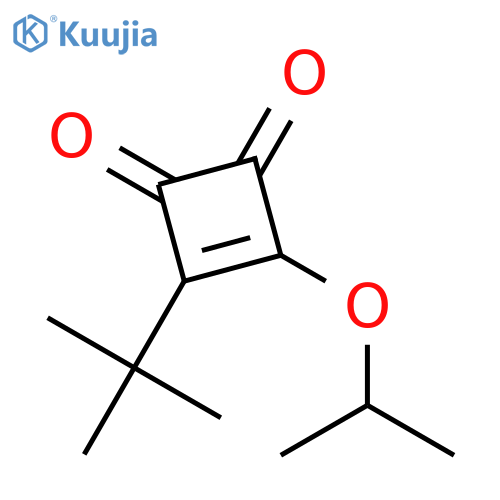 3-Cyclobutene-1,2-dione, 3-(1,1-dimethylethyl)-4-(1-methylethoxy)- structure