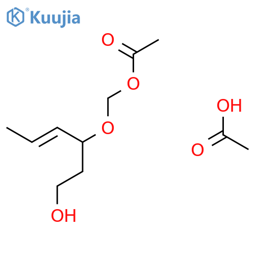 4-HEXEN-1-OL, 3-[(ACETYLOXY)METHOXY]-, ACETATE structure