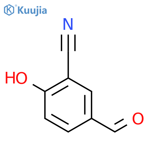 5-Formyl-2-hydroxybenzonitrile structure