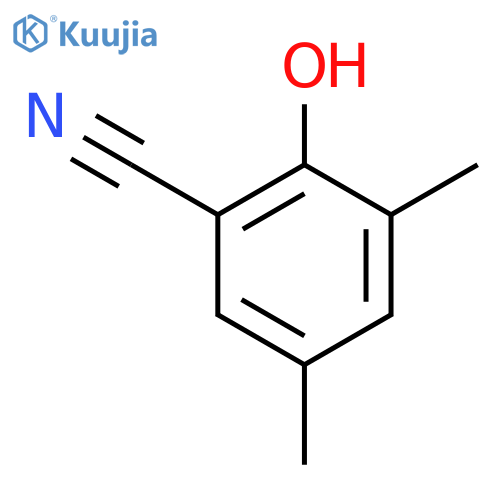 2-Hydroxy-3,5-dimethylbenzonitrile structure