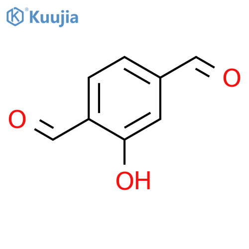 1,4-BENZENEDICARBOXALDEHYDE, 2-HYDROXY- structure