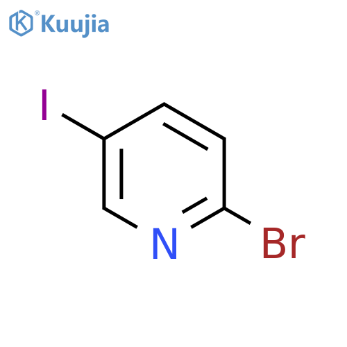 2-Bromo-5-iodopyridine structure
