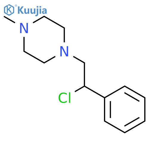 1-(2-Chloro-2-phenylethyl)-4-methylpiperazine structure