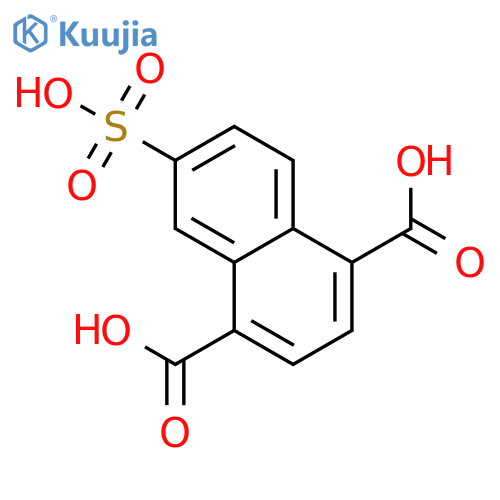6-Sulfonaphthalene-1,4-dicarboxylic acid structure
