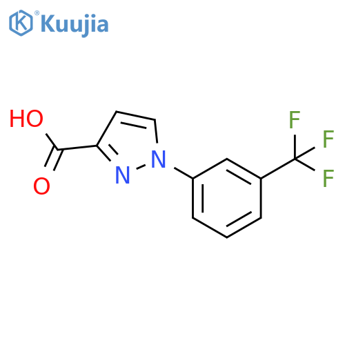 1-3-(Trifluoromethyl)phenyl-1H-pyrazole-3-carboxylic Acid structure