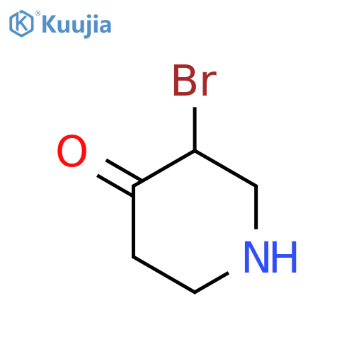 3-bromopiperidin-4-one structure