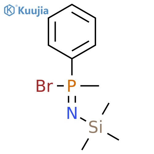 Phosphinimidic bromide, P-methyl-P-phenyl-N-(trimethylsilyl)- structure