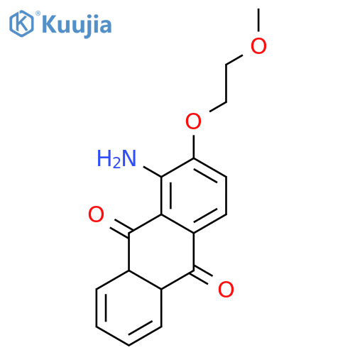 (4aR,9aR)-5-amino-6-(2-methoxyethoxy)-4a,9a-dihydroanthracene-9,10-dione structure