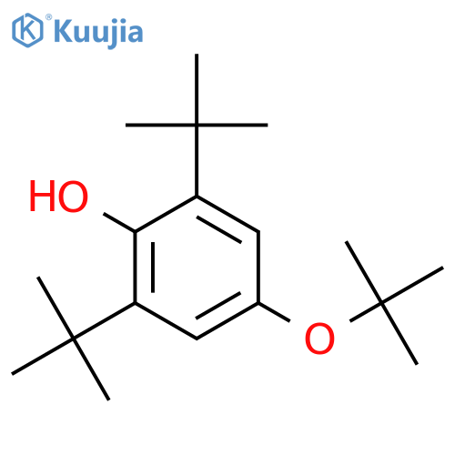 Phenol,4-(1,1-dimethylethoxy)-2,6-bis(1,1-dimethylethyl)- structure