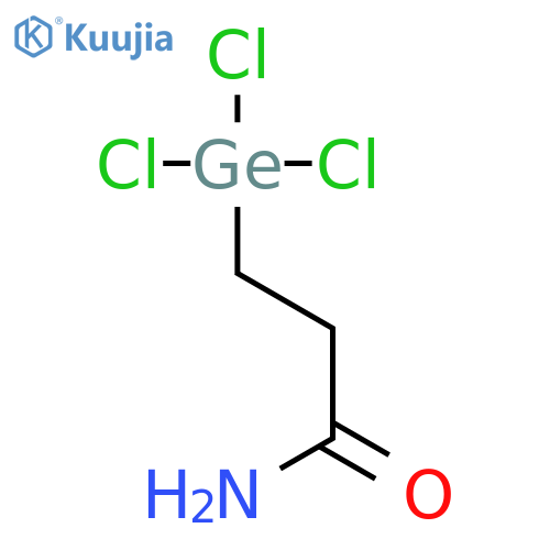 Propanamide, 3-(trichlorogermyl)- structure