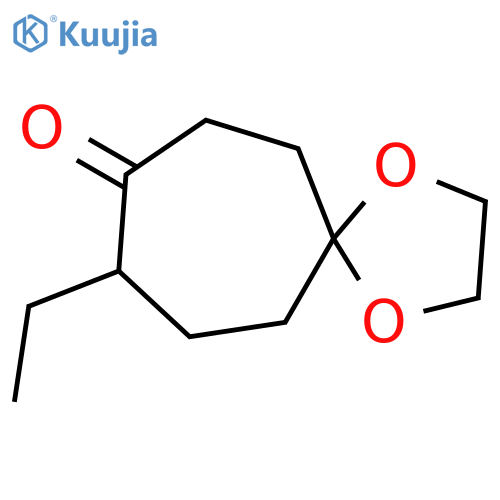 1,4-DIOXASPIRO[4.6]UNDECAN-8-ONE, 9-ETHYL- structure