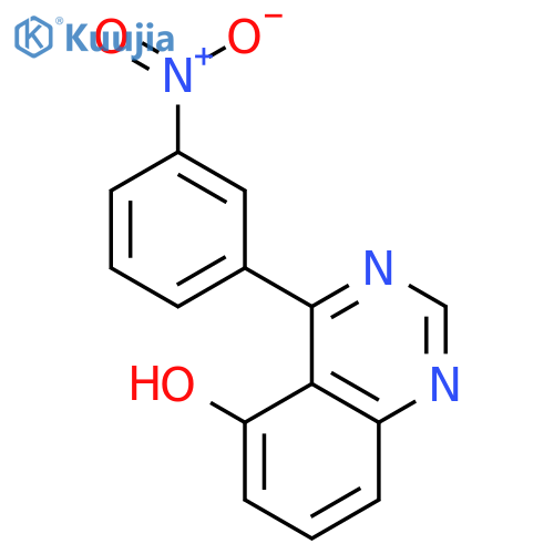 5-QUINAZOLINOL, 4-(3-NITROPHENYL)- structure