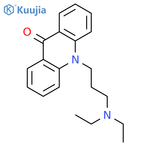 9(10H)-Acridinone, 10-[3-(diethylamino)propyl]- structure
