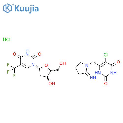 Trifluridine/tipiracil hydrochloride mixture structure