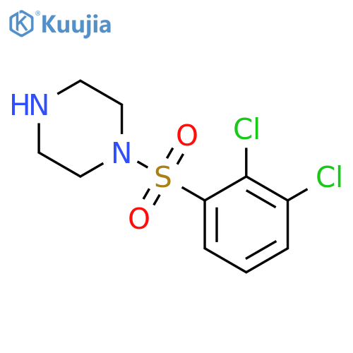 1-(2,3-Dichlorobenzenesulfonyl)piperazine structure