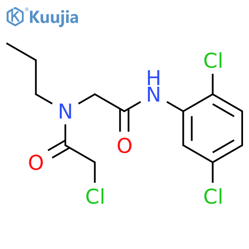 2-chloro-N-{(2,5-dichlorophenyl)carbamoylmethyl}-N-propylacetamide structure