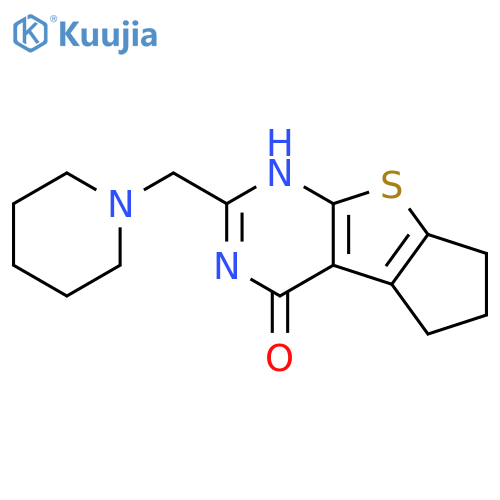 10-[(piperidin-1-yl)methyl]-7-thia-9,11-diazatricyclo[6.4.0.02,?]dodeca-1(8),2(6),9-trien-12-one structure