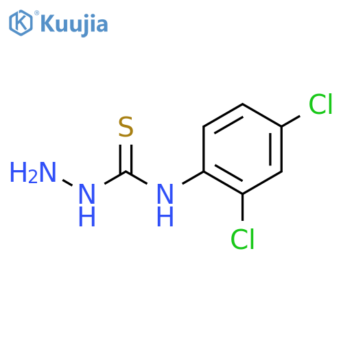 3-amino-1-(2,4-dichlorophenyl)thiourea structure