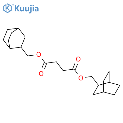 Butanedioic acid, bis(bicyclo[2.2.2]oct-2-ylmethyl) ester structure